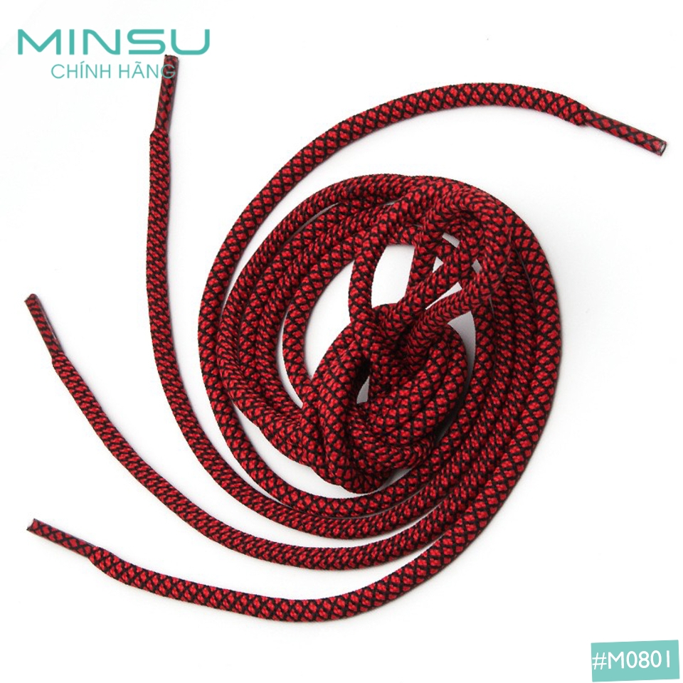 Dây Giày Tròn Rằn Ri 3 Sọc MINSU