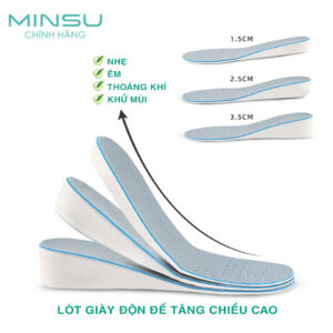 lót giày tăng chiều cao dành cho giày thể thao nam nữ
