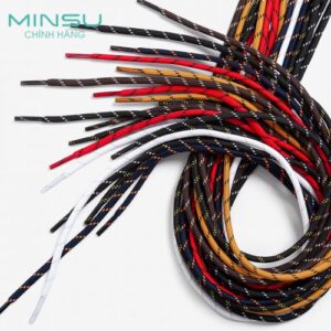 Dây Giày Tròn Rằn Ri 3 Sọc MINSU