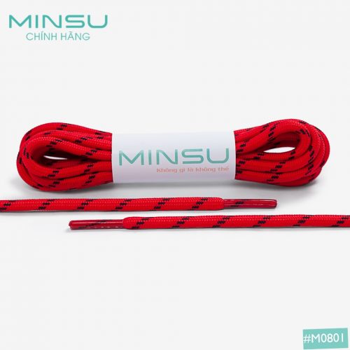 Dây Giày Tròn Rằn Ri 3 Sọc MINSU