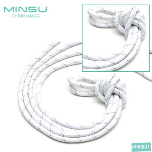 Dây Giày Tròn Rằn Ri 3 Sọc MINSU