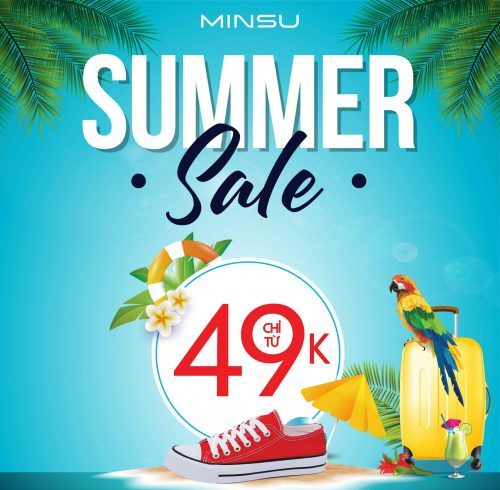 Minsu summer sale chỉ từ 49k
