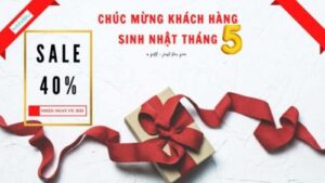 MINSU mừng sinh nhật khách hàng tháng 5