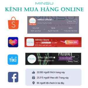 Mua giày online tại các kênh bán hàng MINSU
