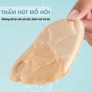 Lót đệm mũi giày MINSU thấm hút tốt.