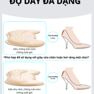 lót đệm gót giày MINSU chính hãng giá rẻ