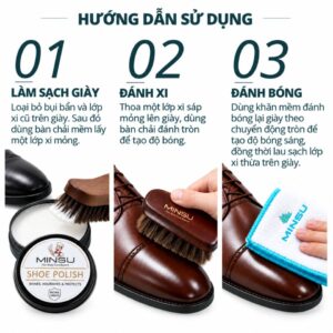 xi đánh giày MINSU - sản phẩm không thể thiếu cho đôi giày của bạn.