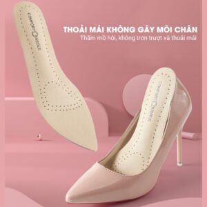 Alternative view of Lót Giày Cao Gót Da Bò Thật MINSU M4030 Chuyên Dụng Cho Giày Cao Gót, Búp Bê, Thể Thao Sneaker Nữ Êm Ái Thoáng Khí, Hút Mồ Hôi