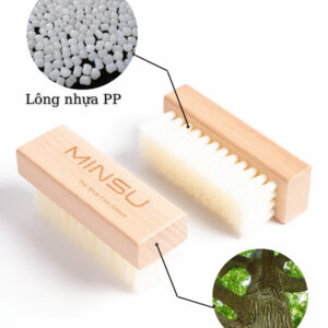 Alternative view of Bàn Chải Đánh Giày MINSU M2415 Chuyên Dùng Vệ Sinh Giày Sneaker, Da Lộn Với Chất Liệu Lông Ngựa, Lông Heo Mềm Cao Cấp