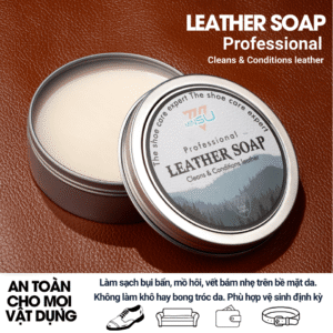Xà Phòng Vệ Sinh Đồ Da Cao Cấp MINSU Leather Soap M7965 Làm Sạch, Dưỡng và Bảo Vệ Cho Giày, Đồ Da, Ghế Sofa, Nội Thất