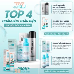 TOP 4 SẢN PHẨM VỆ SINH GIÀY ĐÁNG MUA CHO NÀNG NGHIỆN GIÀY